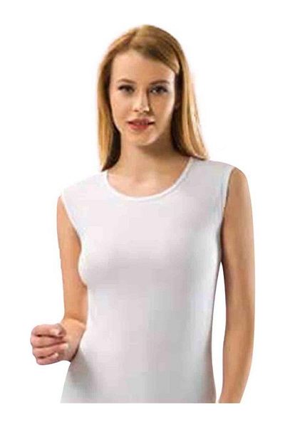 ÇamaşırcımShop Crew Neck Zero Sleeve Undershirt Kota 6006