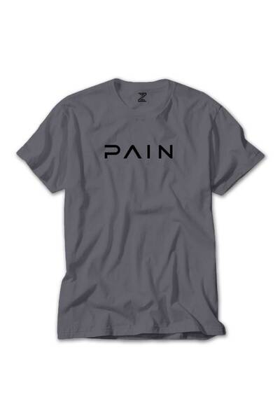 Generic Brand Pain Logo Šarena majica sivog boje Veličina XS
