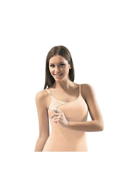 ÇamaşırcımShop Liza Straps Adjustable Combed Breastfeeding Undershirt