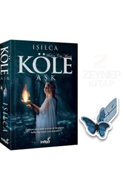 İndigo Kitap Köle - Aşk (Özel Tasarım Hareketli Kelebek Ayraç Hediye)
