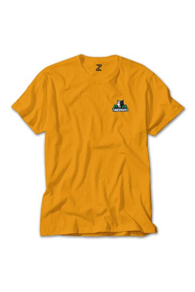 WAKHA Κίτρινο μπλουζάκι με λογότυπο Timberwolves