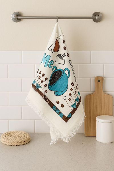 Miabella Home Kitchen Towel Drying Cloth, High Water Absorbent Hand Towel