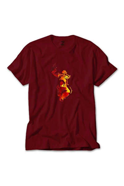 CrowsGate Tricou Roșu Siluetă Baschet Roșu