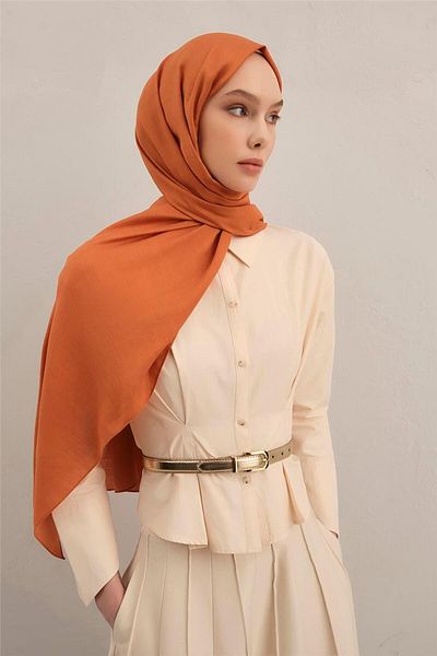Armine Logo Drop Cotton Silk Shawl 72
