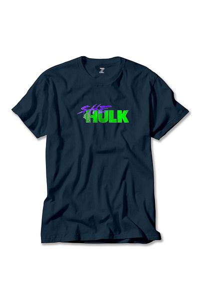 WAKHA She Hulk Logo Navy Blue T-shirt