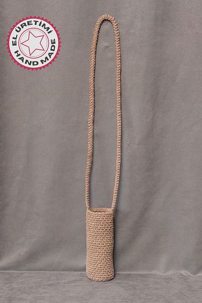 Uretti - Volkan 4975 4683 Handmade Macrame Rope Water Bottle Carrying Bag - 750 ml