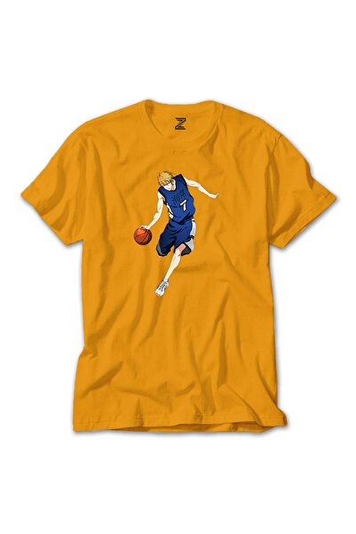 Megstill Anime 7 Baller Πολύχρωμο T-Shirt Κίτρινο Χρώμα Μέγεθος 4XL