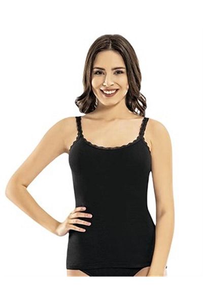 ÇamaşırcımShop Lycra Combed Cotton Lace Strap Athlete Kota 6307