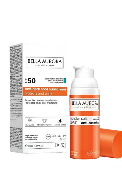 Bella Aurora كريم بيلا المضاد للبقع الداكنة بعامل حماية من الشمس 50 للبشرة ال...