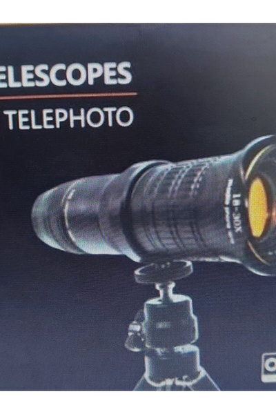 Markacase MY-18-30 - Evrensel 4K HD 18x-30x Çift Zoom Mobil Teleskop