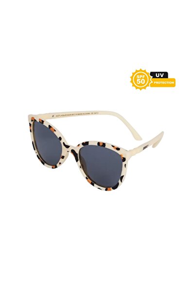 Kietla Buzz Sunglasses 6-9 Years Cream Leopard