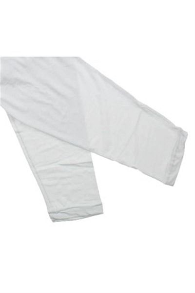 ÇamaşırcımShop Colanți lungi din bumbac pieptănat de culoare argintie 3019