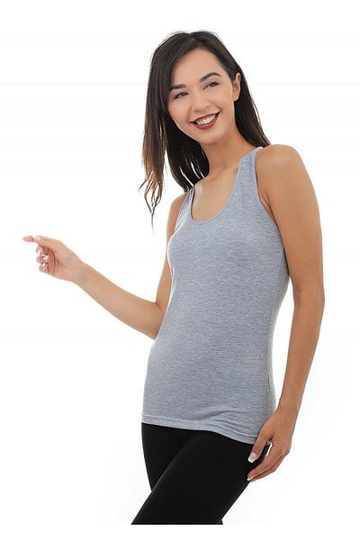 ÇamaşırcımShop Tutku 12 Pack Wide Strap Elastane Sports Tank Top