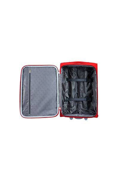 Madisson Sw233 Medium Expandable Trolley, 62x39.5x22.5 Cm, 30% Capacity, Checked Luggage, Red