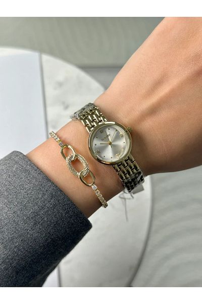 Homies Guaranteed Premium Women's Wristwatch Gold (White Dial) Rshms-203
