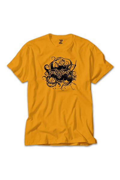 CrowsGate تي شيرت Borknagar Origin باللون الأصفر