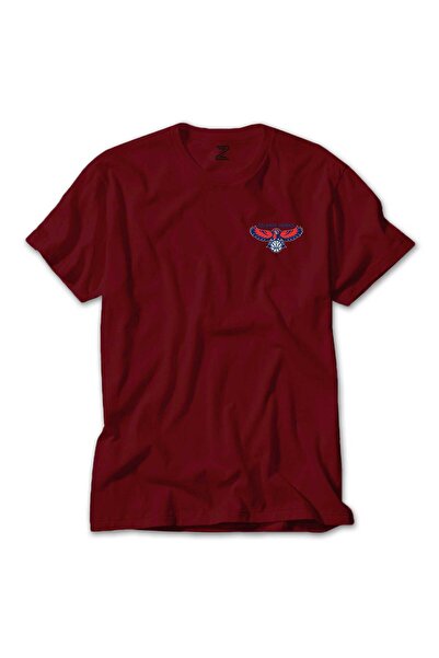 Megstill Κόκκινο μπλουζάκι με λογότυπο Atlanta Hawks