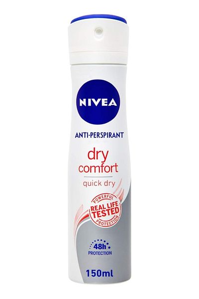 NIVEA Antiperspirant Spray for Women, Dry Comfort Skin Friendly, 150ml