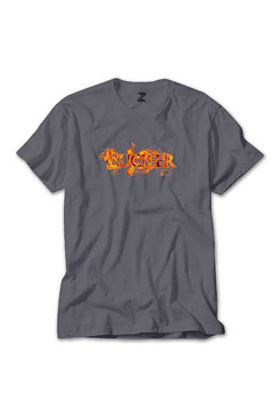 CrowsGate Tricou gri Lucifr Fire