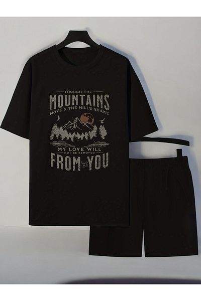 uyguntarz Σετ σορτς Unisex From You με εμπριμέ σχέδιο