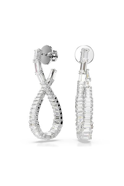 Swarovski Hyperbola Silberfarbene Ohrhänger 5677628