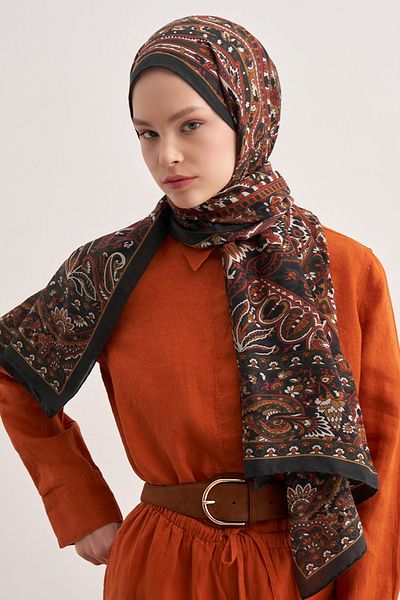 carell Flair Dark Early Silk Shawl