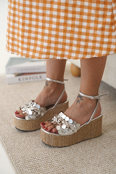 Cananın Pabuçları Di̇di̇-01-01 Platform Heel Sandals