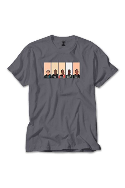 WAKHA Tricou Gri Când Ne văd Echipa