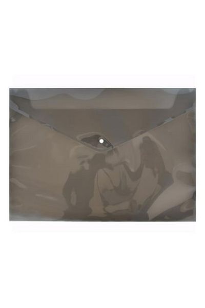 Glanart A3 Size Snap File 1 Piece 47X33.5 cm Snap Envelope File Homework and Project File Smoked
