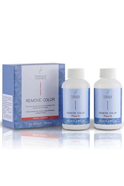Professional Cosmetics مجموعة إزالة صبغة الشعر لإزالة صبغات الشعر المؤكسدة 2*...