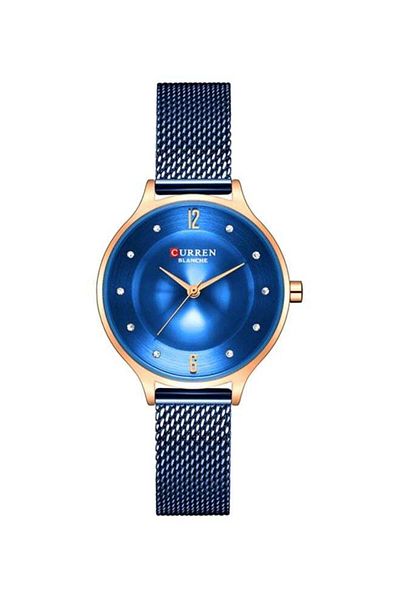 Curren women Stainless Steel Analog Watch 9036 - 31 mm - Blue