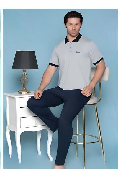 Pyjama Familya Men's Short Sleeve Pajama Set