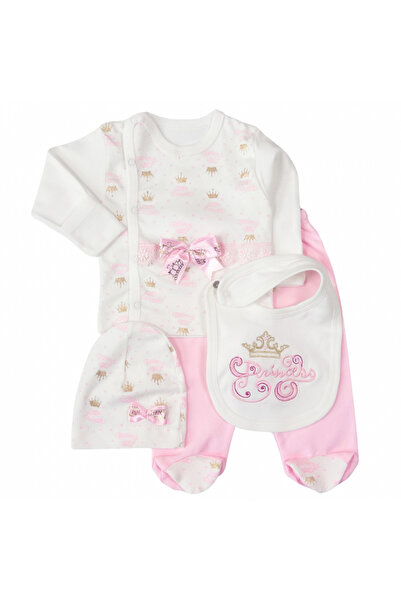RCB Set pentru nou-născuți – 4 piese, Model Printesa