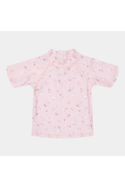 Little Dutch - Girls’ Anti-UV Shirt, Little Pink Flowers, Size 62-68