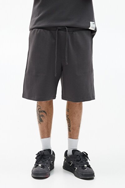 Pull & Bear İnterlok eşofman bermuda