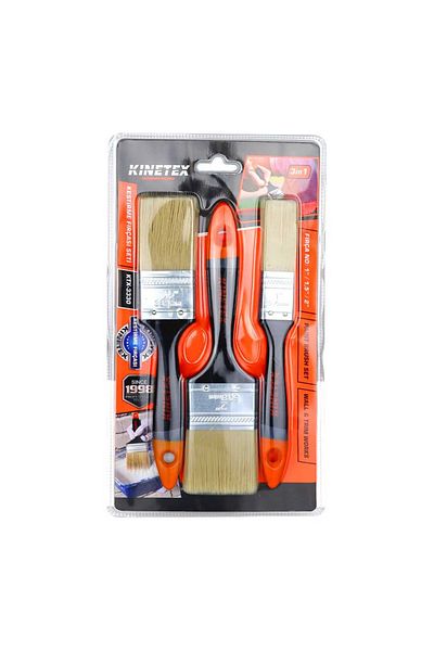KİNETEX Cutter Brush Set Ktx-3330 3İn1 Brush No:1''-1.5''-2''