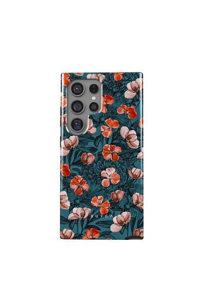 BURGA Phone Case Samsung Galaxy S24 ultra Hybrid 2 Layer Hard Shell Silicone Protective, Scratch Resistant