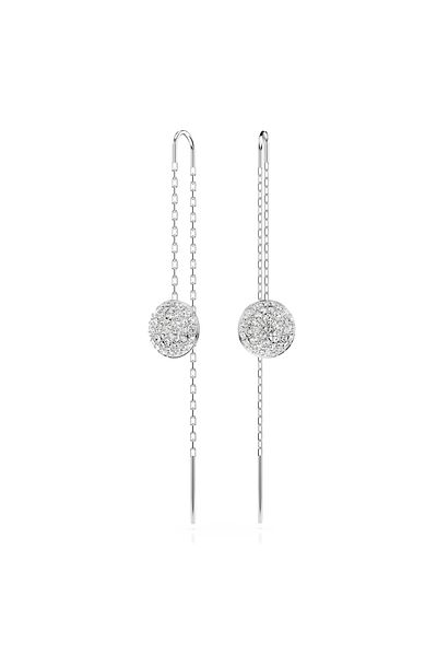 Swarovski Miteora Silberfarbene Ohrhänger 5683448