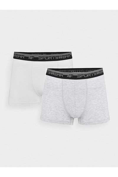4F Men's Set of 2 Boxers 4FWSS24UBXSM036 White