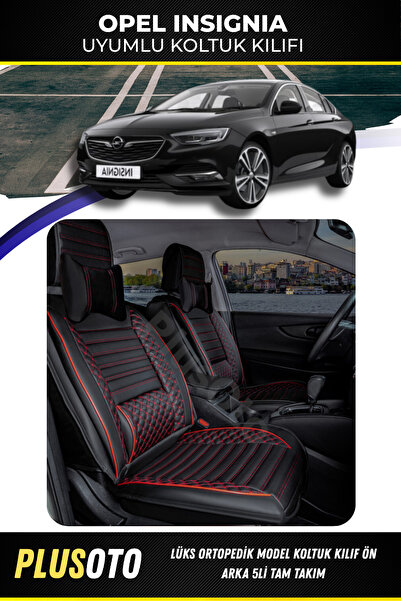 PlusOto مجموعة أغطية مقاعد السيارة المتوافقة مع Opel Insignia Plus Lux Series...