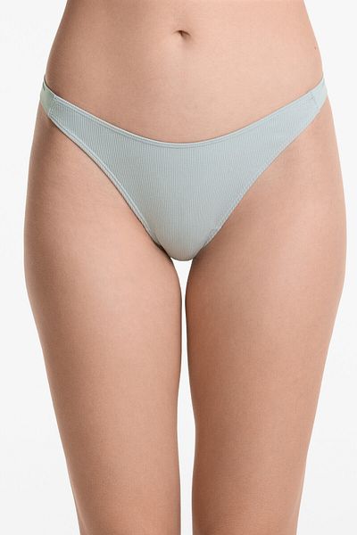 Oysho 3 Rib Logo Thongs