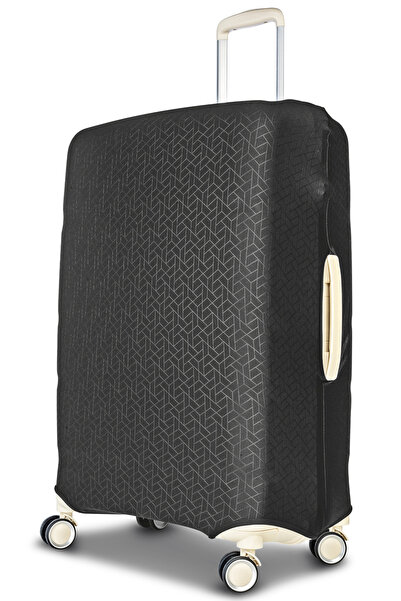 Worldpack husă bagaj F10480, mărime M/L, până la 75 cm înălțime și 55 cm lățime, neagră