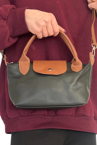 By Pellini Foon Le Pliage Küçük Omuz Çantası Siyah