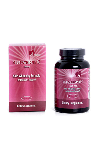 Mediva الجلوتاثيون سي الجلوتاثيون مع فيتامين سي 1500 ملغ، مضاد للأكسدة 60 كبسولة