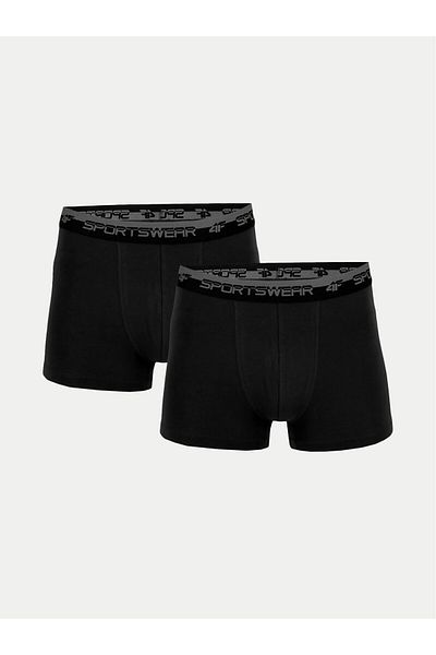 4F Men's Set of 2 Boxers 4FWSS24UBXSM036 Black