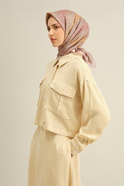 Armine وشاح كلاسيكي منقوش سيفت حرير تويل 9319D 82