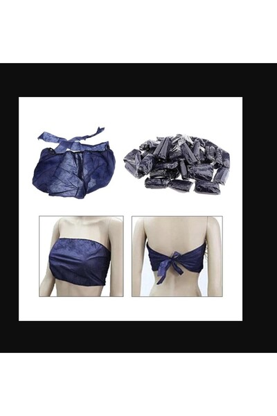 LA PERLA TECH 50 Pieces Disposable Nonwoven Bras Women's Disposable Spa Top