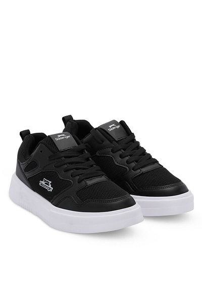 Slazenger Casual Lace-Up Sneakers Black/White Sneaker