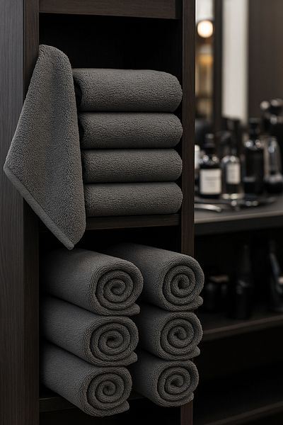 Karase |   12 Pieces |   50X90 cm Microfiber Hairdresser, Sports and Fitness Towel |   Multi-Purpose & Stain Resistant