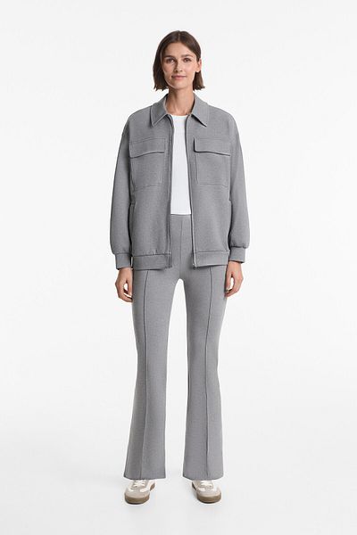 Oysho Neoprene Look Jacket